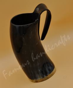 Taza de cuerno de búhos naturales, bocina vikinga para beber, jarra para cerveza, medievales - Product Image 5