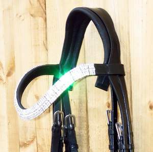 Bride anatomique FSS FREEWAY Glimmer Crystal BLING Curve U CUT BACK AWAY Shaped - Product Image 4