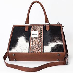 Bolso tallado a mano Bolso de cuero de vaca real Bolso bohemio Bolsos de nuevo diseño para uso de mujeres - Product Image 4