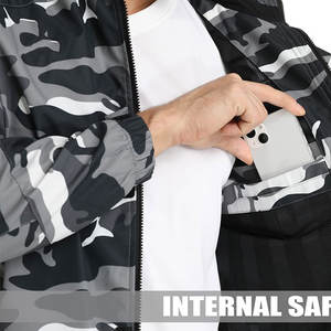 Nouvelle veste softshell, design personnalisé, vêtements de travail d'hiver pour hommes, coupe-vent, imperméable, doublée en polaire, fermeture éclair, veste softshell - Product Image 5