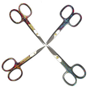 4 pièces multicolores, très vendues, prix d'usine, meilleur prix, qualité supérieure, ciseaux à cuticules, outils à ongles sur mesure - Product Image 1