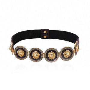 Ceinture de mode en cuir large pour femme, style boîte de nuit - Product Image 2