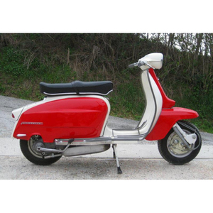 Asiento 'flatbase' Black Pegasus para Lambretta LI + TV + SX + DL + Serveta - Product Image 4
