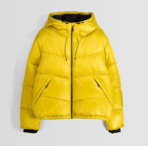 Chaqueta acolchada amarilla brillante para hombre, abrigo de invierno impermeable ligero y cálido, prendas de vestir exteriores con logotipo personalizado al por mayor, chaquetas acolchadas para hombre - Product Image 1