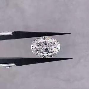 IGI certifié VS1 clarté F couleur laboratoire cultivé CVD pierre coupe ovale diamant fiançailles bijoux de mariage cadeau quotidien pour les femmes - Product Image 2