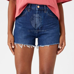 Shorts en jean pour femmes fabriqués au Pakistan, prix bas, couleurs contrastées, haute qualité, confortables. - Product Image 5