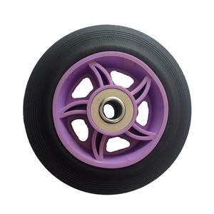 <b>Polyurethane</b> PP Material 3 Year Warranty for Farm Other Tires High Endurable Purple Tread-on-Core Wheel Steel <b>Rubber</b> Nylon - Product Image 4