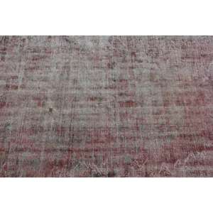 Alfombra Antigua, Alfombra Turca de 3.5x6.9 pies, Alfombra de Lana Roja - Product Image 5