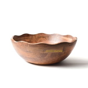 Juego de ensaladera de madera ecológica ligera hecha a mano con diseño de estrella de mar utensilios de cocina naturales para servir frutas y ensaladas - Product Image 5