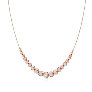 สร้อยคอเพชรประกายทองคำ - Product Image 2