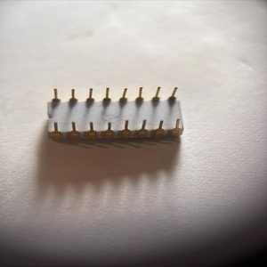 Puces Intel 3601 Gray Traces (Zebra) PROM en céramique dorée vintage (C4004) – Pièces détachées - Product Image 2