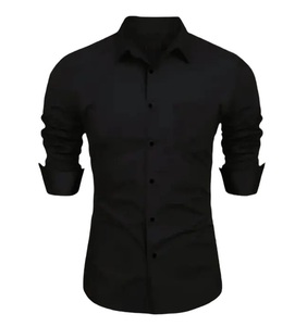 Chemise décontractée à manches longues pour homme, nouvelle mode, couleur unie et contrastée, boutons, respirante, anti-rétrécissement, pour le printemps et l'automne, hauts professionnels - Product Image 1