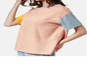 Venta al por mayor de camisetas de algodón de alta moda para las mujeres de manga corta Slim Fit antiarrugas de marca personalizada estilos casuales digitales - Product Image 1