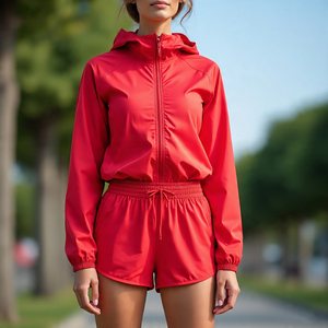 Coupe-vent femmes course plage pluie Shorts décontracté léger été haut cordon coupe-vent Shorts dames - Product Image 2