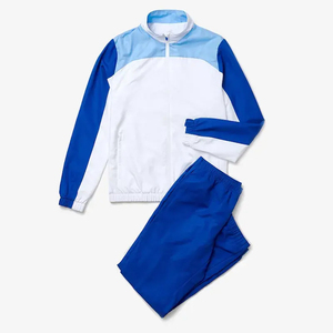 Survêtements en polyester personnalisés, veste coupe-vent en nylon, jogging, ensemble de survêtement zippé coupe-vent pour hommes - Product Image 1