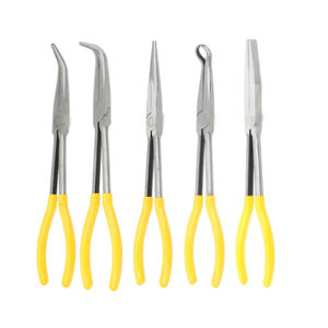 Alicates de Punta Recta Extra Largos, Herramienta Quirúrgica de Acero Inoxidable, Instrumento Médico para Extracción - Product Image 1