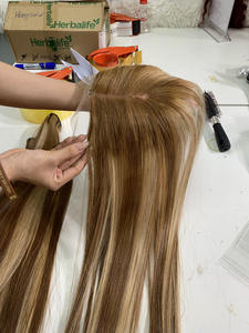 ผมบริสุทธิ์จากเวียดนาม100% มัดผมปิดเปียโน22นิ้วหรือกำหนดความยาวได้เองไม่มีสารเคมี/พันกัน - Product Image 6