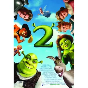Póster de Lona de Shrek 2, Impresión Digital, Decoración para el Hogar, Bandera - Product Image 1