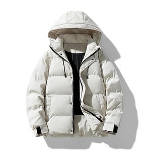 Veste en duvet d'hiver pour hommes Nouveau design de couleur unie Veste d'extérieur pour hommes Vêtements en coton rembourrés Veste en duvet d'hiver pour hommes - Product Image 2