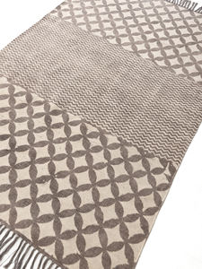 Tapis indien Dhurries tissé à la main tapis de sol décoratif tapis en coton en gros Dhurrie tapis tapis Service personnalisé - Product Image 2