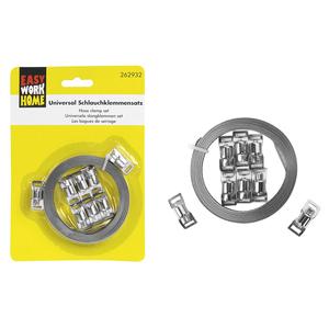 Easy Work Pack of 6 Universal <b>Hose</b> <b>Clamp</b> Set - Product Image 1