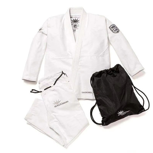 Suave lavado estiramiento ligero transpirable algodón Karate Judo BJJ Gis Kimonos para Artes Marciales desgaste por Edge Force ropa deportiva - Product Image 1