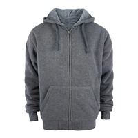 Automne hiver femmes/hommes surdimensionné polaire à capuche chaud fermeture éclair couleur unie sweat brodé uni teint manteau Style coupe ample
