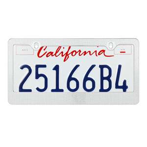 Cadre de plaque d'immatriculation en ABS chromé avec strass pour Tesla, Ford, BMW, motos, couverture en acier inoxydable - Product Image 2