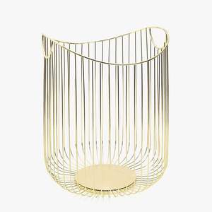 Le chandelier en métal doré convient aux bougies en forme de bloc et au thème de la décoration intérieure de l'artisanat en métal - Product Image 5