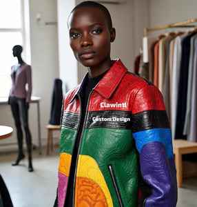 Production de vestes en cuir personnalisées au service des marques de mode américaines Usine de vestes en cuir américaines Conception personnalisée en gros pour les créateurs - Product Image 4