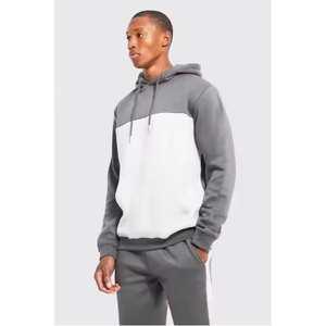 Personalizar dos piezas Jogger pantalones de chándal conjuntos para hombre chándal traje de sudadera con estampado de pantalla hombres sudaderas con capucha y pantalones de chándal conjunto - Product Image 3