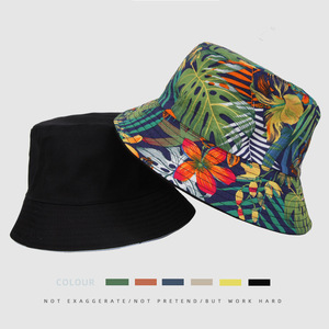 Sombrero de Pescador con Estampado Floral, Unisex, Casual, para Verano, Protección Solar, Vacaciones, Ligero, Plegable, Estilo Hawaiano, OEM - Product Image 2