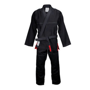 Uniforme de Karate para Adultos Unisex, Color Negro, Cómodo, Transpirable, de Secado Rápido, Estampado en Sarga/Lona - Product Image 5