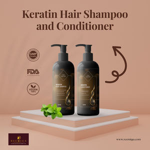 Keratin <b>Hair</b> Oil-Cruelty-Free & Silicone-Free Strengthens <b>Hair</b> <b>Roots</b> & Smoothing Made in India - Product Image 1