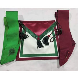 Delantal Masónico de la Orden Real de Escocia para Miembros, Delantal de Masón con la Constitución Inglesa Bordada, Delantal de la Logia Azul - Product Image 1