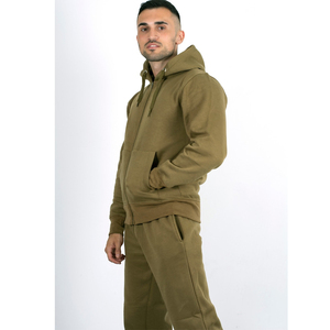 Nueva llegada personalizada moda deportes hombre fútbol chaqueta chándales XL secado rápido Slim Fit pista entrenamiento Kit pantalones de chándal conjunto con capucha - Product Image 5