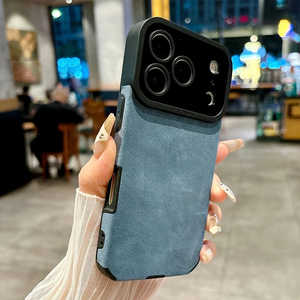 Funda de Piel de Cordero de Lujo para 11 Pro con Protección Antigolpes de TPU - Product Image 1