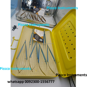 Conjunto de Micro instrumentos vasculares hechos a medida, conjunto de instrumentos de microcirugía, marca privada - Product Image 5
