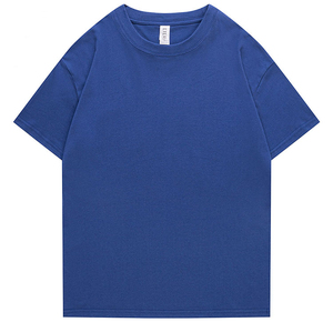Camisetas de calidad superior Camisetas de cuello redondo para hombres 100% Material de algodón Hombro caído Hombres Camisetas de cuello redondo - Product Image 5