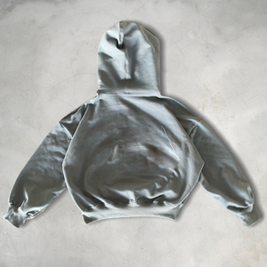 2026 High Quality <b>Red</b> Sun Faded Acid Wash Distressed Men's Winter <b>Hoodie</b> 100% Cotton Waterproof Breathable - Product Image 3