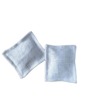 Linen Coaster Best Quality Fabric New Design Linen coaster for <b>Table</b> Breakfast Juice <b>Glass</b> Linen coaster - Product Image 1