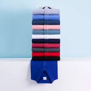 Top vente hommes 100% coton Polo haute qualité à manches courtes tissu tricoté solide Golf-inspiré Polo cou Bangladesh - Product Image 2