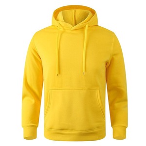 Sudadera con Capucha para Hombre, Nueva Moda Primavera Otoño, Manga Larga, Informal, con Color Sólido y Bolsillo, Estilo Tejido Fino - Product Image 3