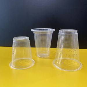 Vasos Desechables Transparentes de PP de 7/9/12/20 oz con Tapa, Estilo Moderno, Muestras Gratis de Fábrica, Personalizables para Viajes y Campamentos - Product Image 4