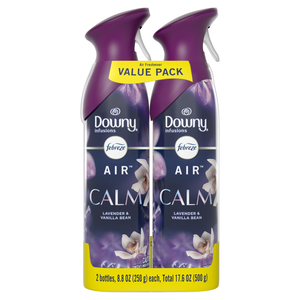 Febreze Ambientador en Aerosol, Spray para Habitaciones que Combate el Mal Olor, Downy Calm, 8.8oz, Paquete de 2 - Product Image 5
