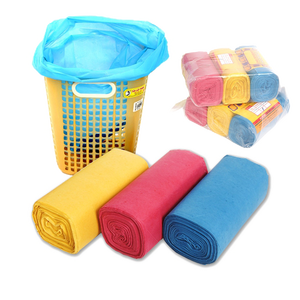 Logo personnalisable de haute qualité HDPE/LDPE grand sac poubelle en plastique gousset thermoscellé sac à ordures sur rouleau pour supermarché - Product Image 3