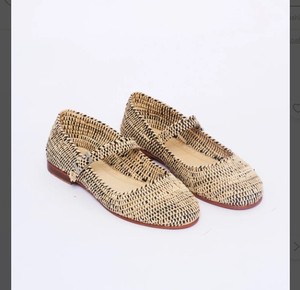 Mocassins en raphia pour femmes, chaussures plates à enfiler, mocassins en raphia, chaussures décontractées plates en raphia marocain - Product Image 1