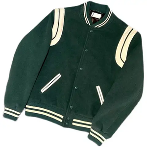 Nueva llegada chaqueta de bombardero de béisbol Unisex grueso invierno cálido Patchwork bordado Varsity abrigo para hombres mujeres estilo callejero primavera - Product Image 6