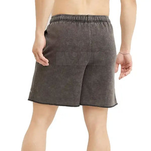 Service OEM Prix de Gros Design Personnalisé Short Solide Délavé à l'Acide Nouvelle Arrivée Style Décontracté Marque Privée Vente 100% Coton Livraison Rapide - Product Image 2