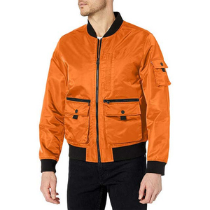 Chaqueta universitaria de satén de lana 100% con diseño en blanco de la más alta calidad para hombre, chaqueta de satén con logotipo bordado personalizado de manga larga para hombre - Product Image 1